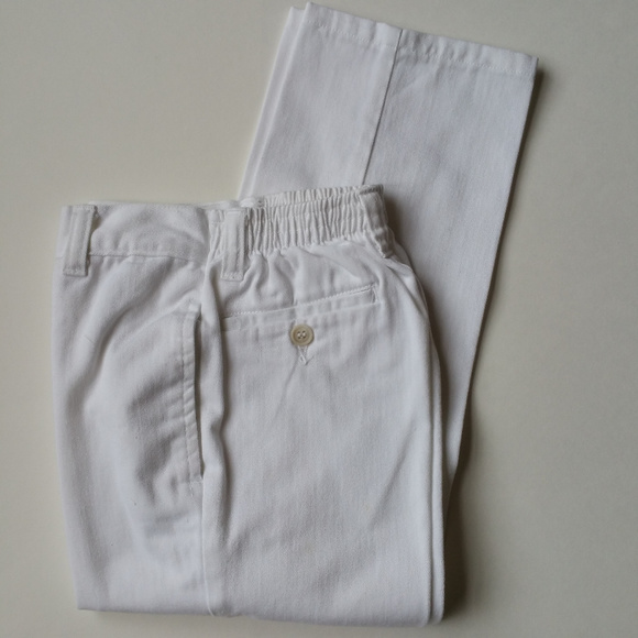 Lands' End Other - Lands’ End Toddler Little Kids Long Denim Pant White Size 7